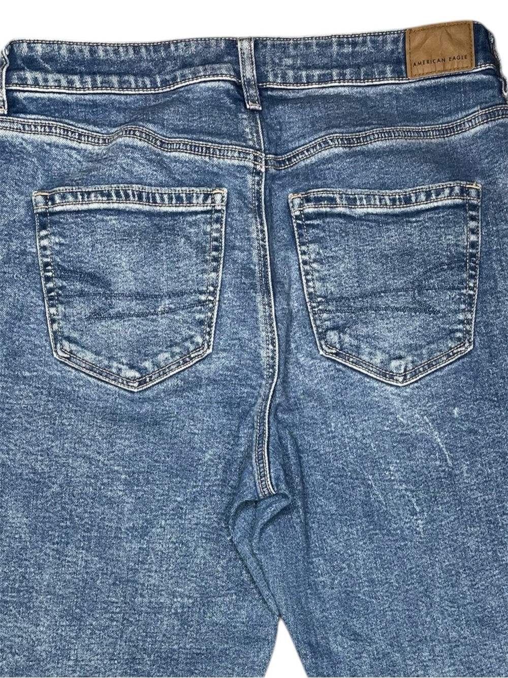 American Eagle Outfitters Strigid Medium Blue Denim Jeans - Picture 6 of 8